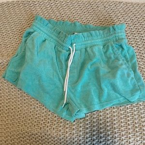 Beach Riot Terry Shorts Ruffle High Waist Small